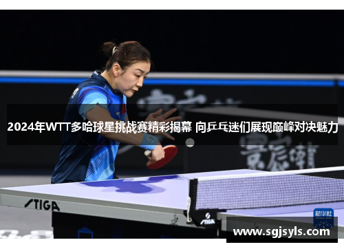 2024年WTT多哈球星挑战赛精彩揭幕 向乒乓迷们展现巅峰对决魅力